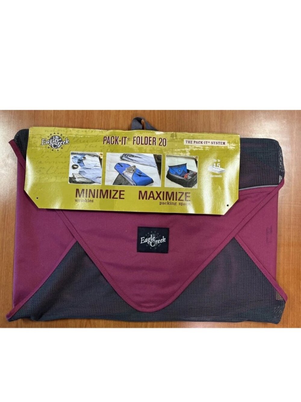 Eagle Creek Pack-It Folder 20 Large Cranberry Travel Organizer NWT